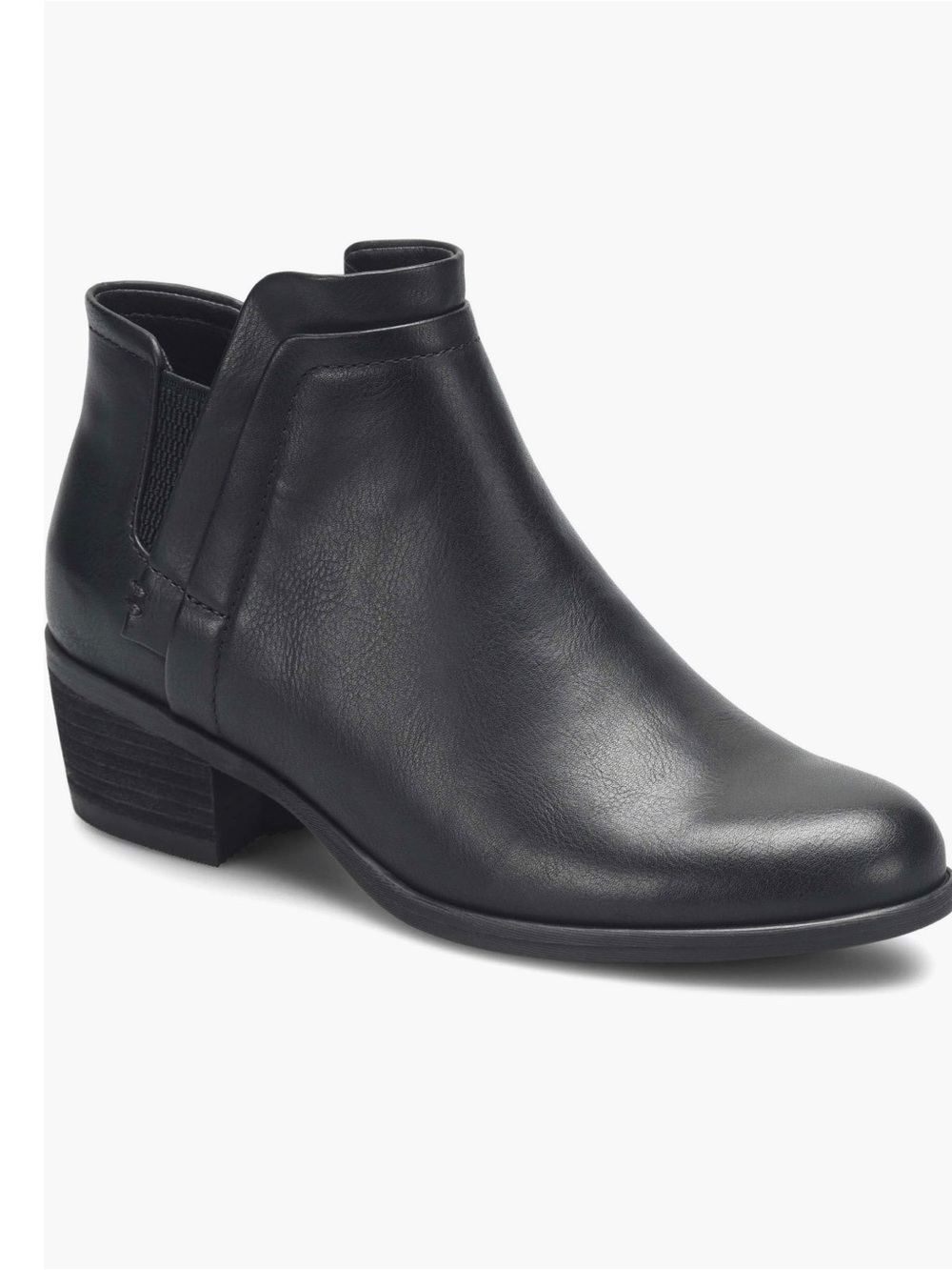 boc Black Leather Ankle Chelsea Bootie